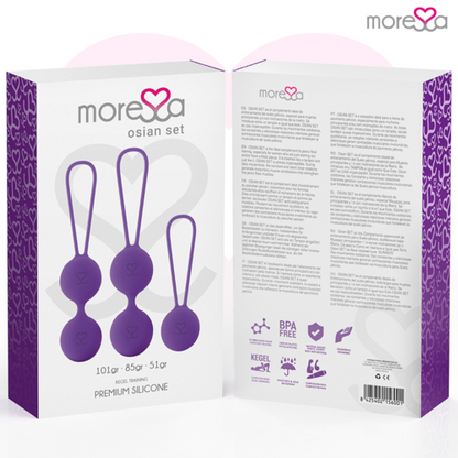 Moresa - Conjunto de Bolas Chinesas Silicone Premium Osian Lils