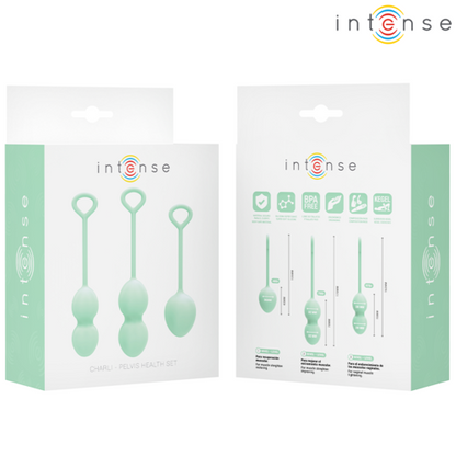 INTENSE - Bola Kegel Charli Verde Claro Kit