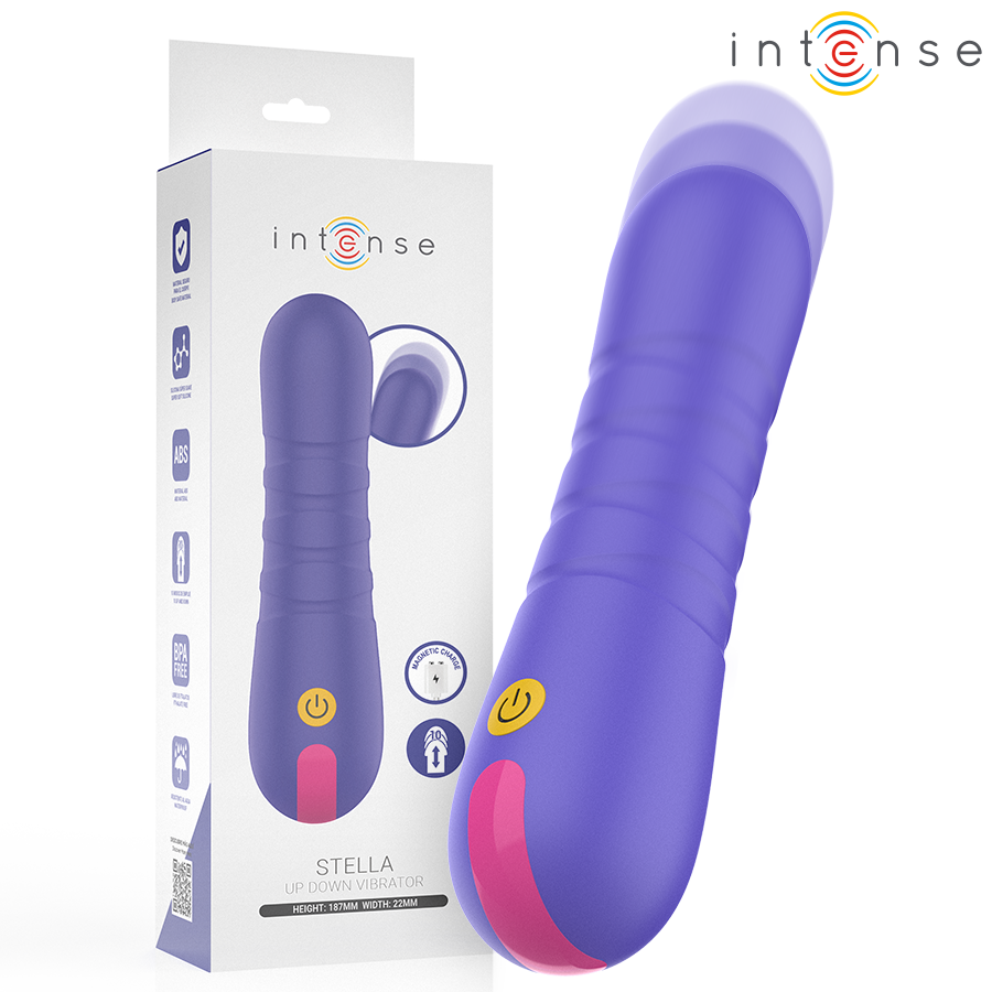 INTENSE - STELLA EMPURRÃO PENETRAÇÃO PARA CIMA E PARA BAIXO - VIBRA24 SEXSHOP
