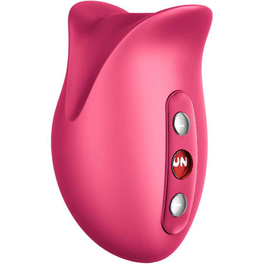 FUN FACTORY - VIBRADOR BELLE AIR PULSE FRAMBOESA - VIBRA24 SEXSHOP