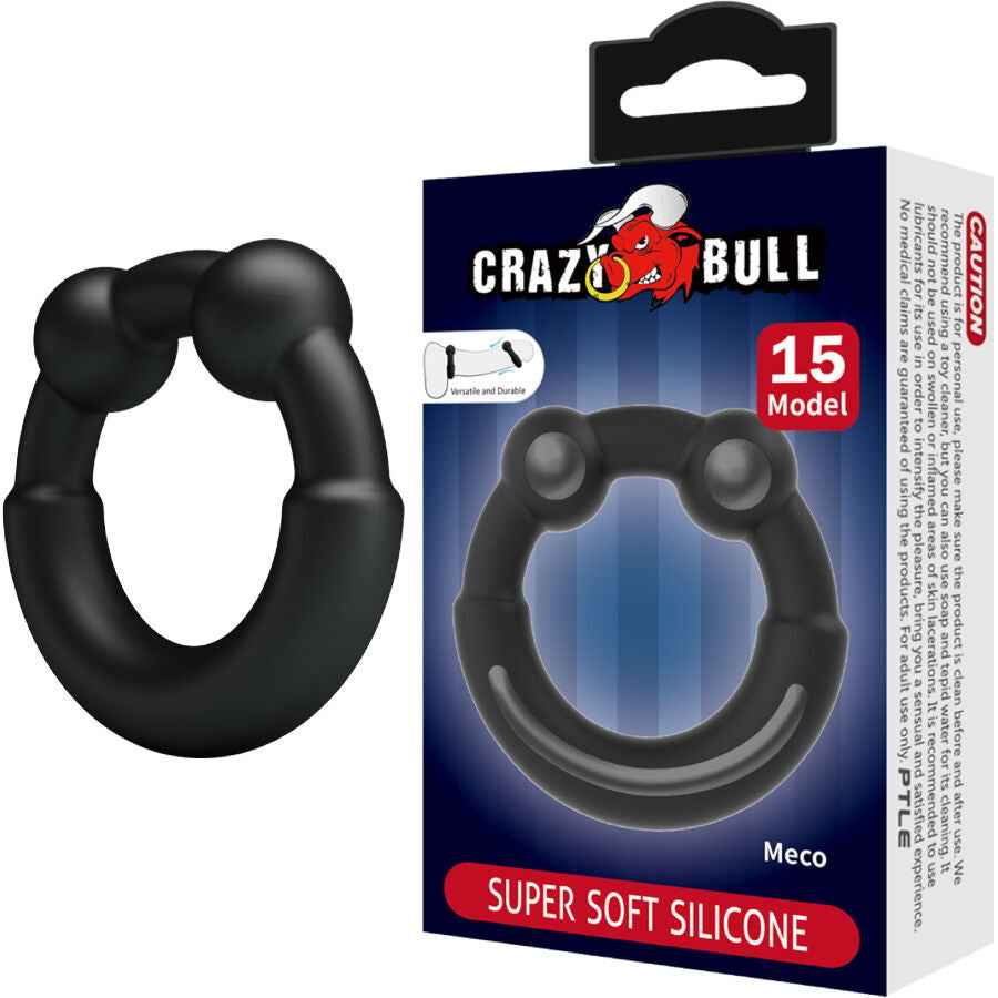 CRAZY BULL - ANEL DE SILICONE MECO MODELO 15 - VIBRA24 SEXSHOP