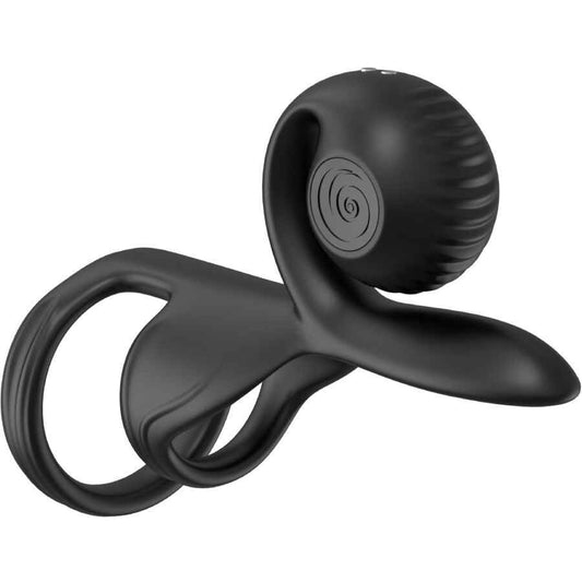 SNAIL VIBE - JOVI COUPLES RING CONTROLE REMOTO PRETO - VIBRA24 SEXSHOP