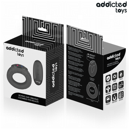 ANEL PENIANO VIBRATÓRIO COM AQUECIMENTO - VIBRA24 SEXSHOP