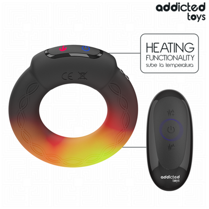 ANEL PENIANO VIBRATÓRIO COM AQUECIMENTO - VIBRA24 SEXSHOP