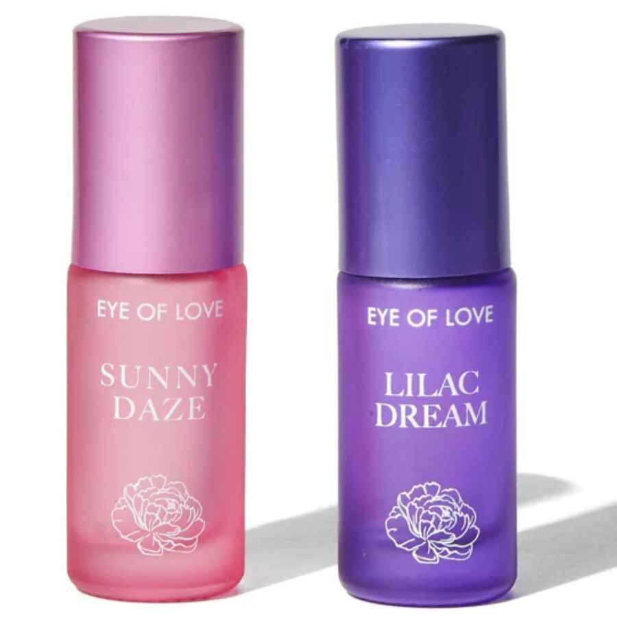 EYE OF LOVE - Perfume com Feromonas Roll-On Bloom Dia para Noite Conjunto 2 x 5 ml