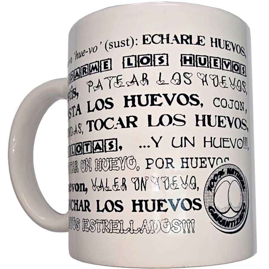 DIABLO PICANTE - CANECA BRANCA COM BOLAS SINÔNIMOS 370 ML