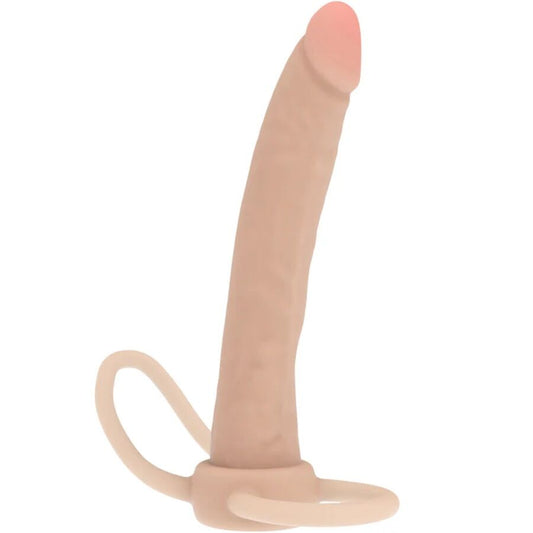GET REAL - DUPLA CONFUSÃO - PENETRADOR ANAL DE SILICONE 16 CM - VIBRA24 SEXSHOP