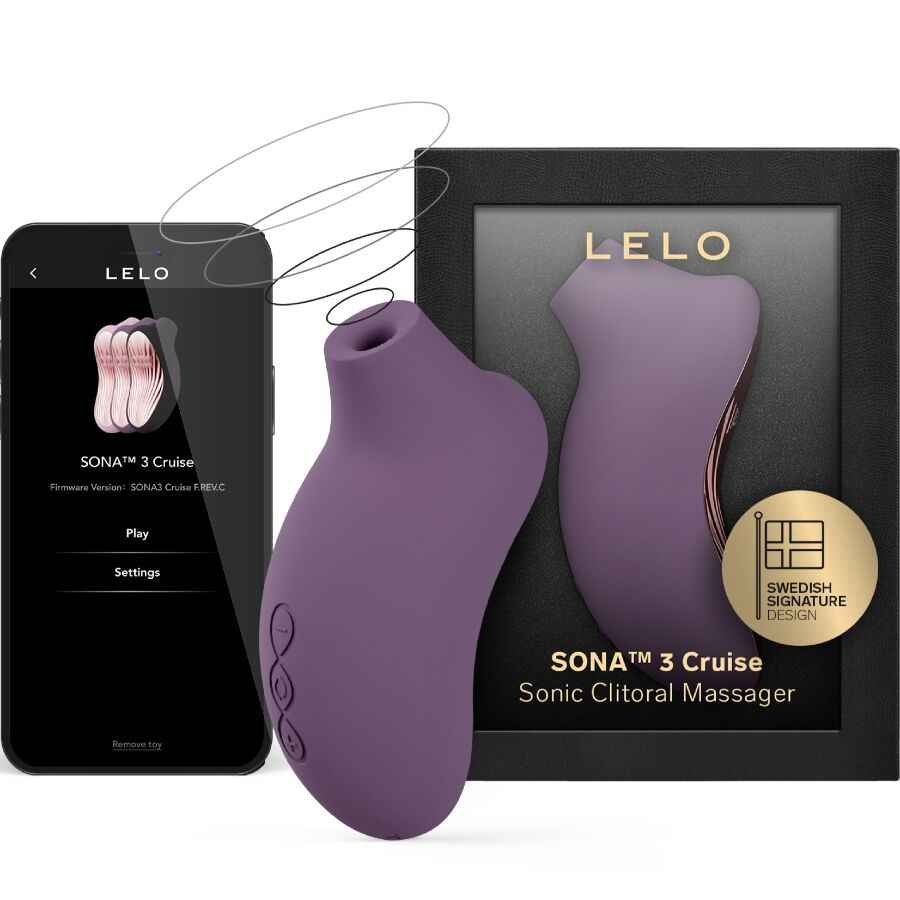 LELO - SONA 3 CRUISE SONIC MASSAGEADOR CLITÓRICO AMEIXA - VIBRA24 SEXSHOP