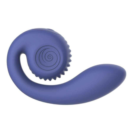 SNAIL VIBE - GIZI LITE VIBRADOR DUPLO ROXO PARA PONTO G E CLITOR