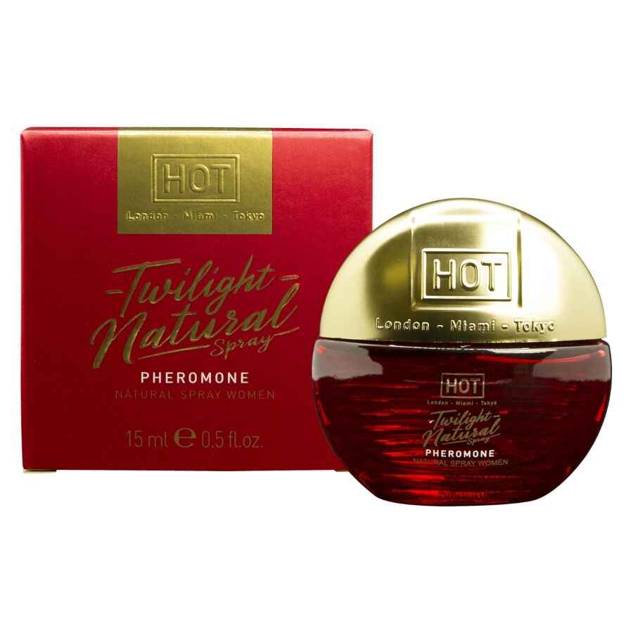 HOT - FEROMÔNIO CREPÚSCULO NATURAL PARA MULHERES 15 ML