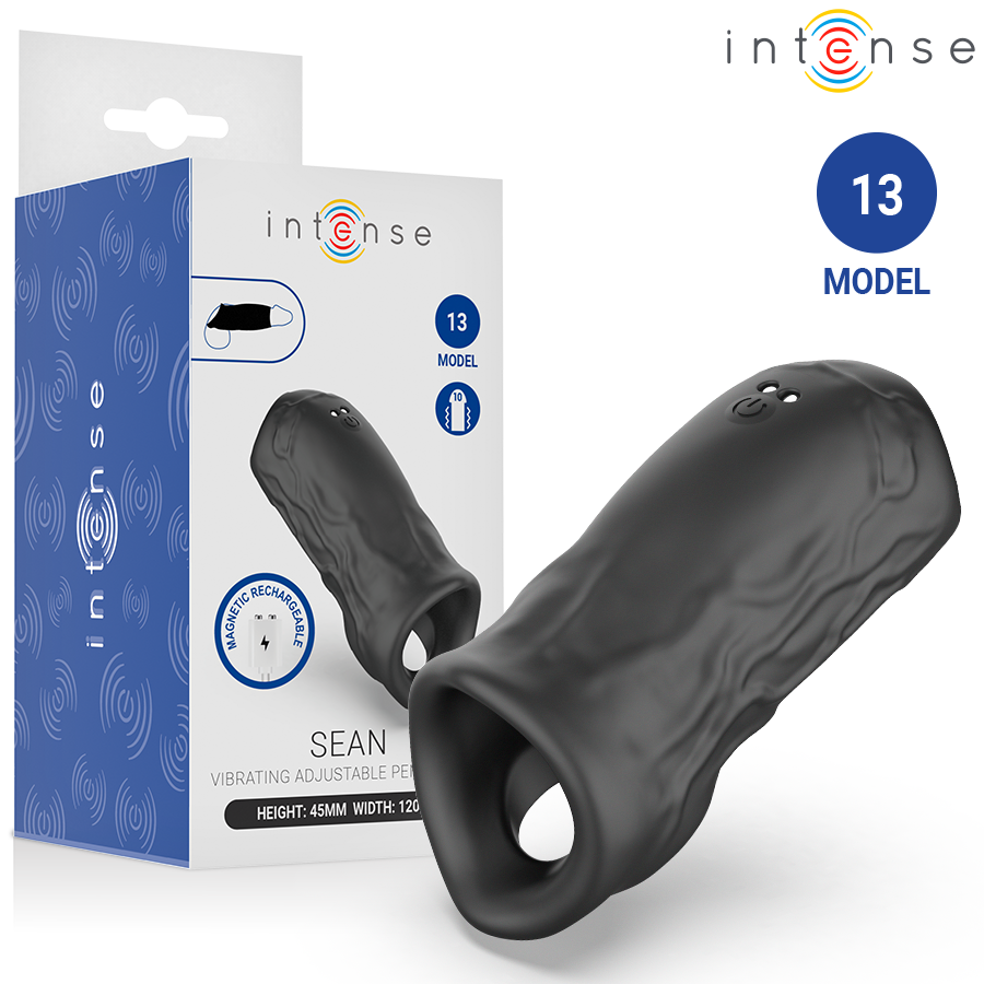 INTENSE - SEAN ANEL PENIANO VIBRATÓRIO AJUSTÁVEL MODELO 13 - VIBRA24 SEXSHOP
