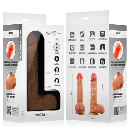 Mr Intense – Logan: Vibrador com Calor, Movimento e Controle Remoto para Experiência Premium