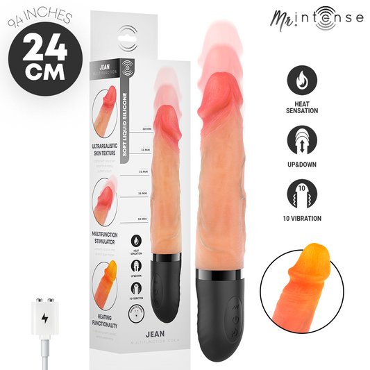 Mr Intense – Jean Up&Down: Vibrador com Movimento, Calor e 10 Modos para Estimulação Dinâmica