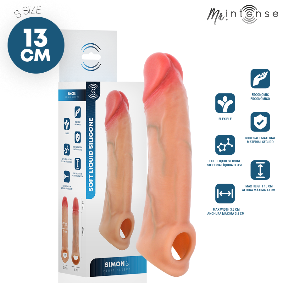 Mr Intense – Simon S: Capa Peniana Compacta com Textura Ultrarrealista para Intensificar o Prazer