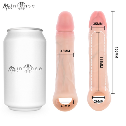 Mr Intense – Simon L: Capa Peniana em Silicone com Textura Ultrarrealista para Intensificar o Prazer