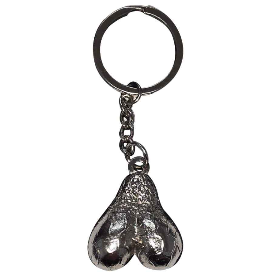 DIABLO PICANTE - CHAVEIRO DE METAL COM OVOS DE PRATA