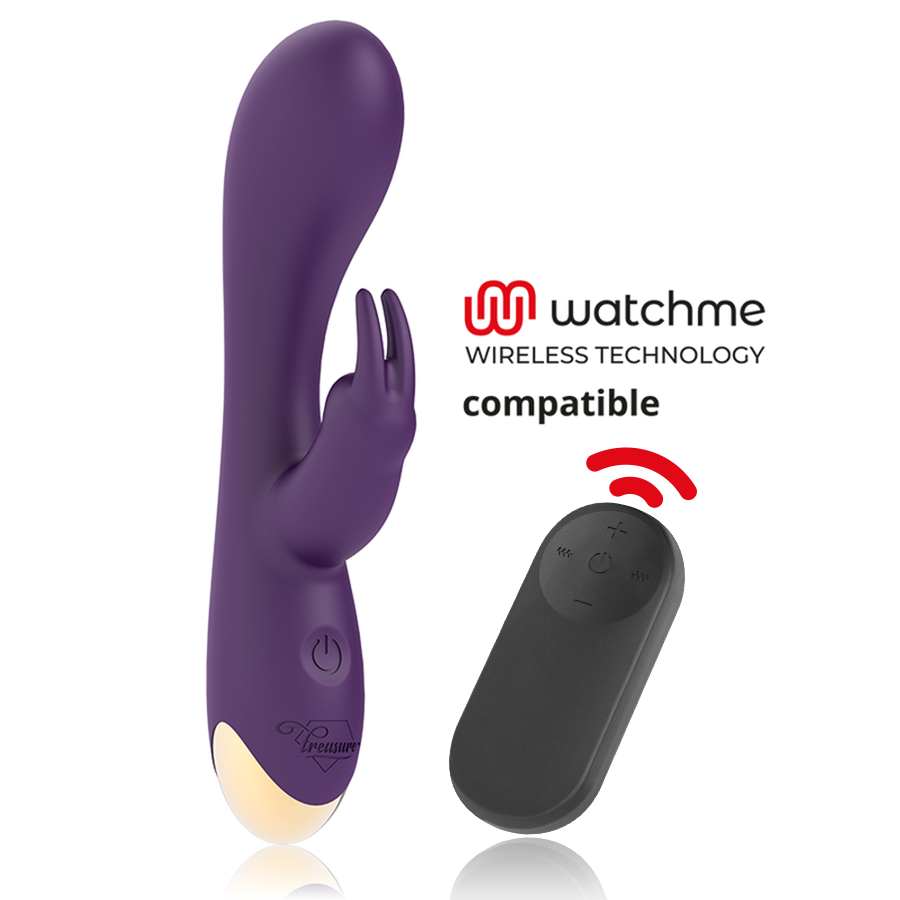 TREASURE - LAURENCE VIBRADOR RABBIT + CONTROLO REMOTO WATCHME - VIBRA24 SEXSHOP