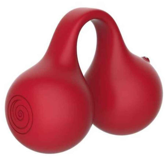 SNAIL VIBE - TWINN VIBRADOR DE DEDO CHERRY - VIBRA24 SEXSHOP