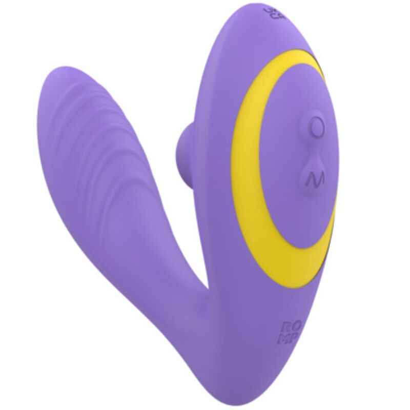 ROMP - REVERB ESTIMULADOR DE PONTO G E DISPOSITIVO DE SUCÇÃO CLITORIAL REVERB ROXO - VIBRA24 SEXSHOP