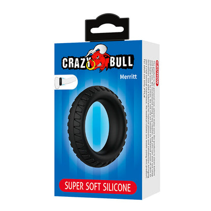 Crazy Bull – Merritt: Anel Peniano Texturizado em Silicone Super Macio para Estimulação Extra e Ereções Duradouras