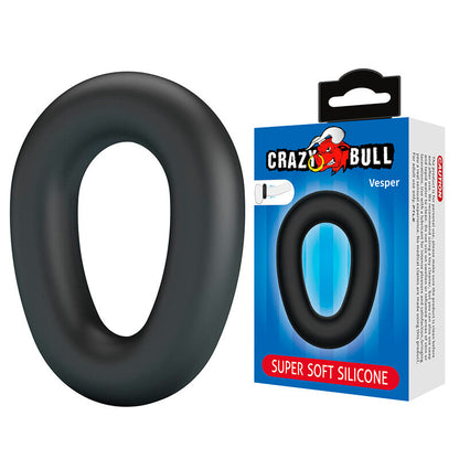 Crazy Bull – Vesper: Anel Peniano Minimalista em Silicone Super Macio para Firmeza e Conforto Duradouros