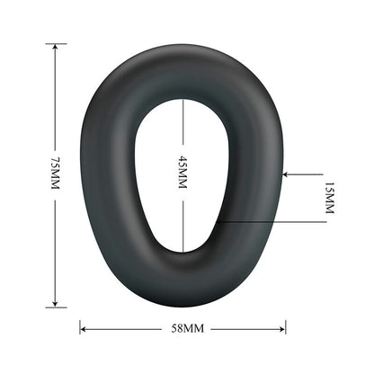 Crazy Bull – Vesper: Anel Peniano Minimalista em Silicone Super Macio para Firmeza e Conforto Duradouros