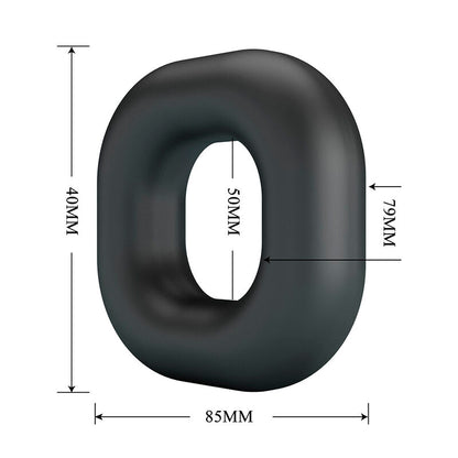 Crazy Bull – Walden: Anel Peniano Robusto em Silicone Super Macio para Firmeza e Conforto Duradouros