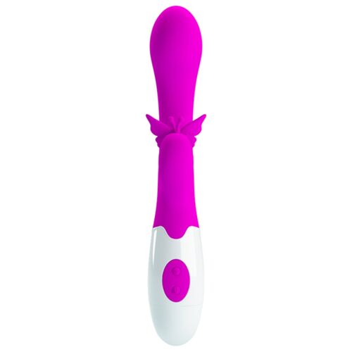 PRETTY LOVE - BUTTERFLY KISS VIBRADOR COELHO COM 30 FUNÇÕES ROXO