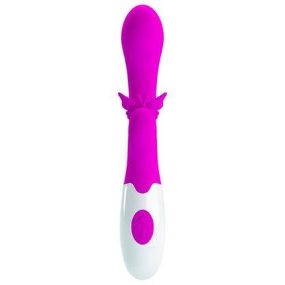 PRETTY LOVE - BUTTERFLY KISS VIBRADOR COELHO COM 30 FUNÇÕES ROXO