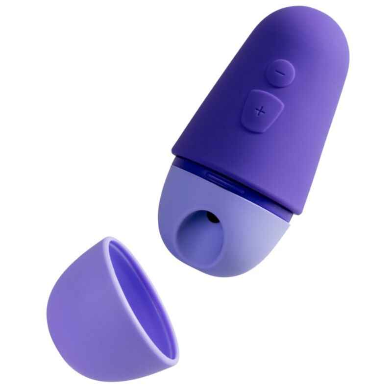 ROMP - FREE X Estimulador Clitoriano com Tampa, 10 Níveis, Recarregável, Roxo - VIBRA24 SEXSHOP