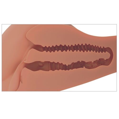 PDX PLUS - MASTURBADOR REALISTA 360° COM MOVIMENTO DE BUNDA E VAGINA
