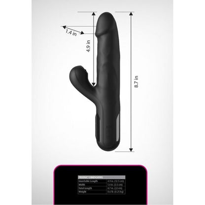 FETISH FANTASY SERIES - VIBRADOR COELHO DE SILICONE SONIX PRETO