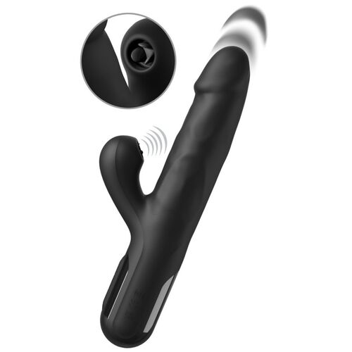 FETISH FANTASY SERIES - VIBRADOR COELHO DE SILICONE SONIX PRETO