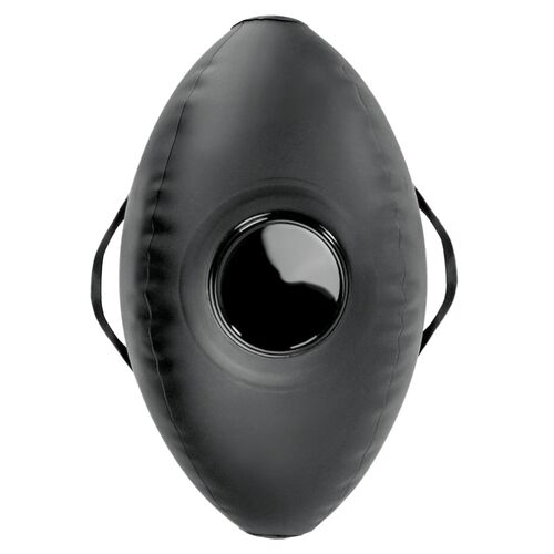 FETISH FANTASY SERIES - BODY DOCK BOLA DE AMOR INSUFLÁVEL COM DILDO PRETA 41,9 CM