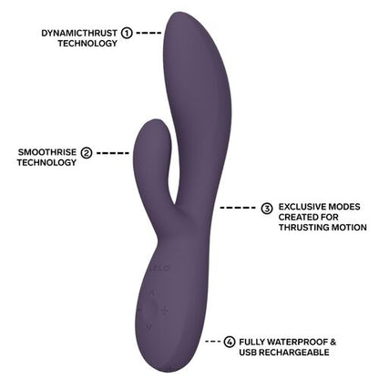 LELO - INA THRUST RABBIT VIBRADOR DE EMPURRA ROXO
