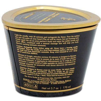 Shunga – Vela de Massagem Lavanda: Aroma Relaxante e Óleo Quente para uma Experiência Sensorial Completa
