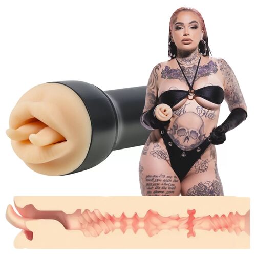 Masturbador Masculino Realista Kiiroo Viperina com Boca de Corvo – TPE Médico, Textura Interna 4D, Edição Limitada