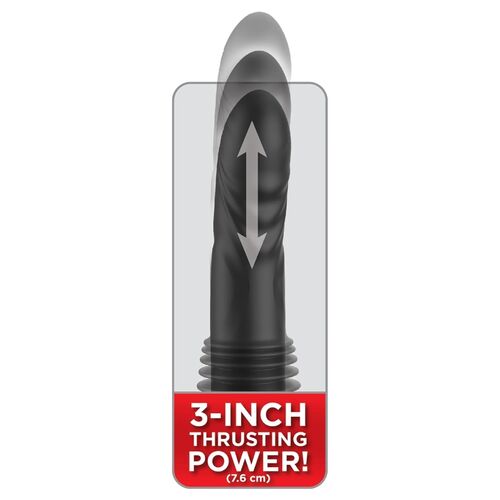 Fetish Fantasy Series – Ultimate Silicone Thruster: Propulsor com Movimento de 7,6 cm, Ventosa e Bala Vibratória para Prazer Dinâmico
