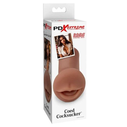 PDX Extreme – Coed Cocksucker: Masturbador com Entrada Realista e Material FantaFlesh® para Prazer Oral Imersivo