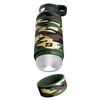 PDX PLUS – Masturbador Fap Flask Happy Camper: Prazer Disfarçado de Garrafa d'Água