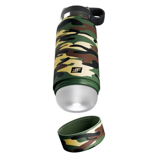 PDX PLUS – Masturbador Fap Flask Happy Camper: Prazer Disfarçado de Garrafa d'Água