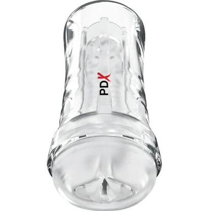 PDX Extreme – Wet Pussies Super Luscious Lips: Masturbador com Lábios Voluptuosos e Design Transparente para Prazer Realista