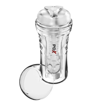 PDX Extreme – Wet Pussies Super Luscious Lips: Masturbador com Lábios Voluptuosos e Design Transparente para Prazer Realista