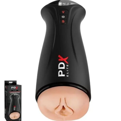 PDX Elite – Fap-Gasm: Masturbador com Sucção e Vibração Intermitentes para Estimulação Personalizável e Intensa