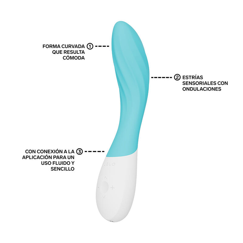 Mona Twist: Vibrador de Ponto G com Design Curvo, Textura Sensorial e Controle por App