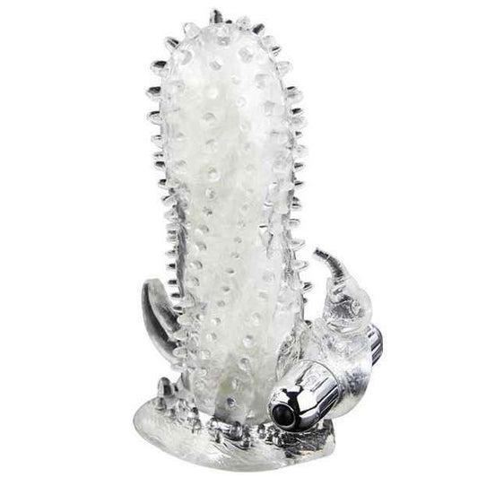 BAILE - BRAVE MAN COELHO VIBRADOR EXTENSO DE PÉNIS - VIBRA24 SEXSHOP