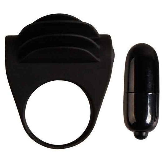 PRETTY LOVE - ANEL VIBRADOR PRETO CHESTER PRETO - VIBRA24 SEXSHOP
