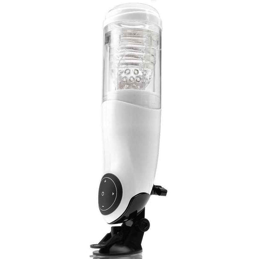 EXTREME TOYZ - PDX MEGA BATOR USB MASTURBADOR MASCULINO VAGINA BRANCO - VIBRA24 SEXSHOP