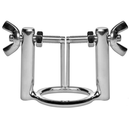 METAL HARD - ANEL DE GLNDULA COM PRENSA DILADORA URETRAL - VIBRA24 SEXSHOP