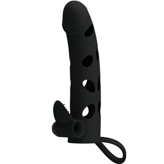 PRETTY LOVE - CAPA DE SILICONE COM VIBRAO 15.2 CM - VIBRA24 SEXSHOP